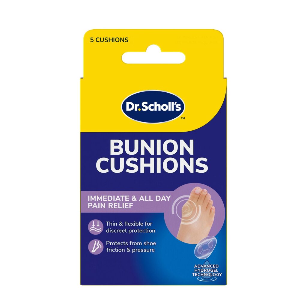 Bunion Cushions with Hydrogel Technology, Pack of 5