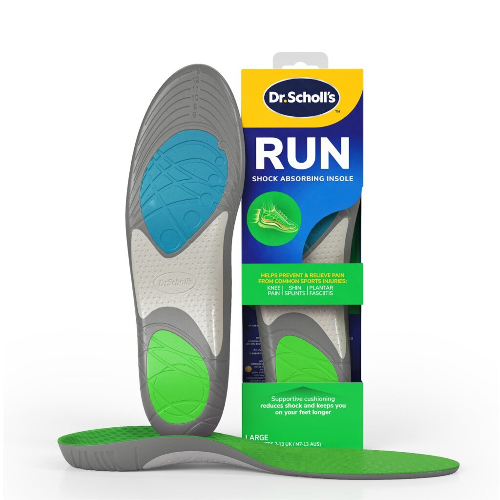 Run Shock Absorbing Insoles – Large
